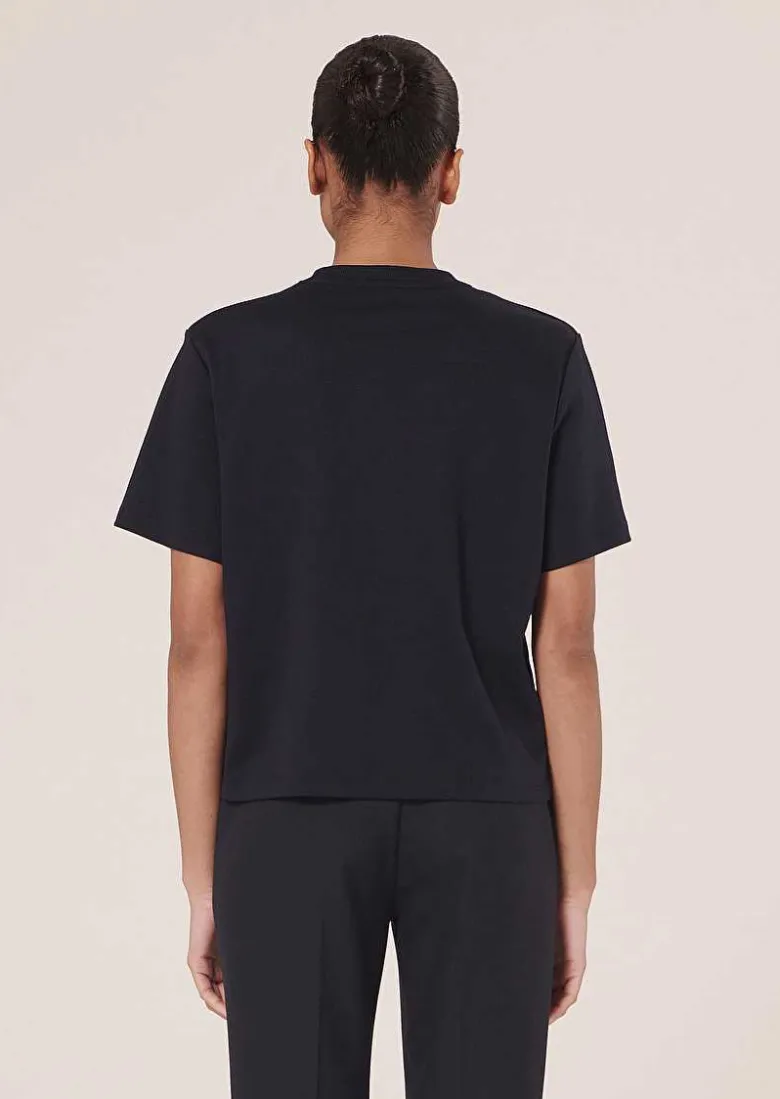 TARA JARMON Tarabee Midnight Blue Jersey T-Shirt Shop