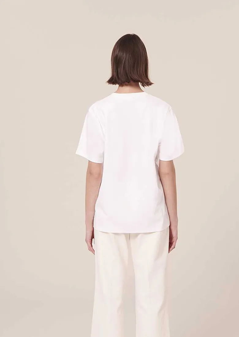 TARA JARMON Taradolls White Double Jersey T-Shirt Fashion