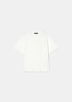 TARA JARMON Trefle White Jersey T-Shirt Best Sale