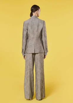 TARA JARMON Valeriane Grey Suit Jacket Flash Sale
