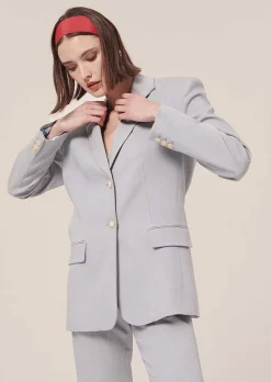 TARA JARMON Vasilie Blue Suit Jacket Discount